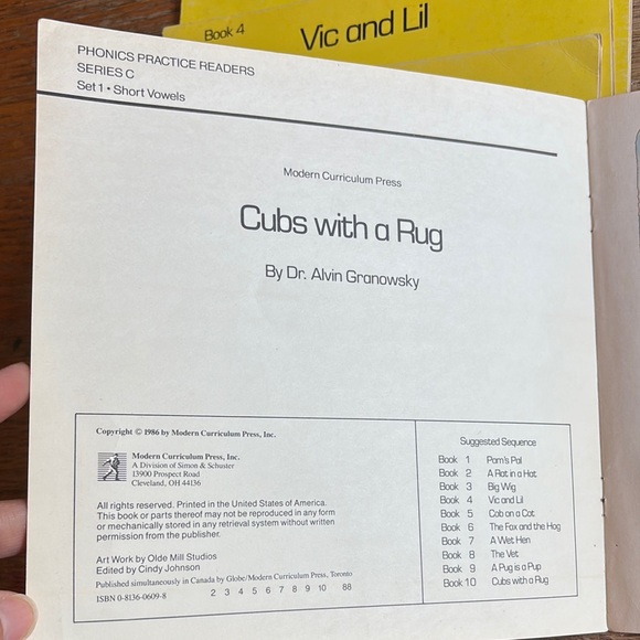 Set of 4 Vintage Phonics Practice Readers - Picture 5 of 12